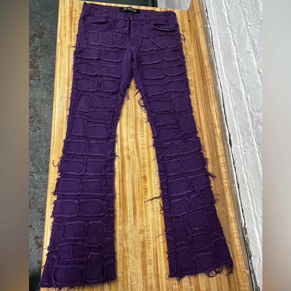 Stacked jeans